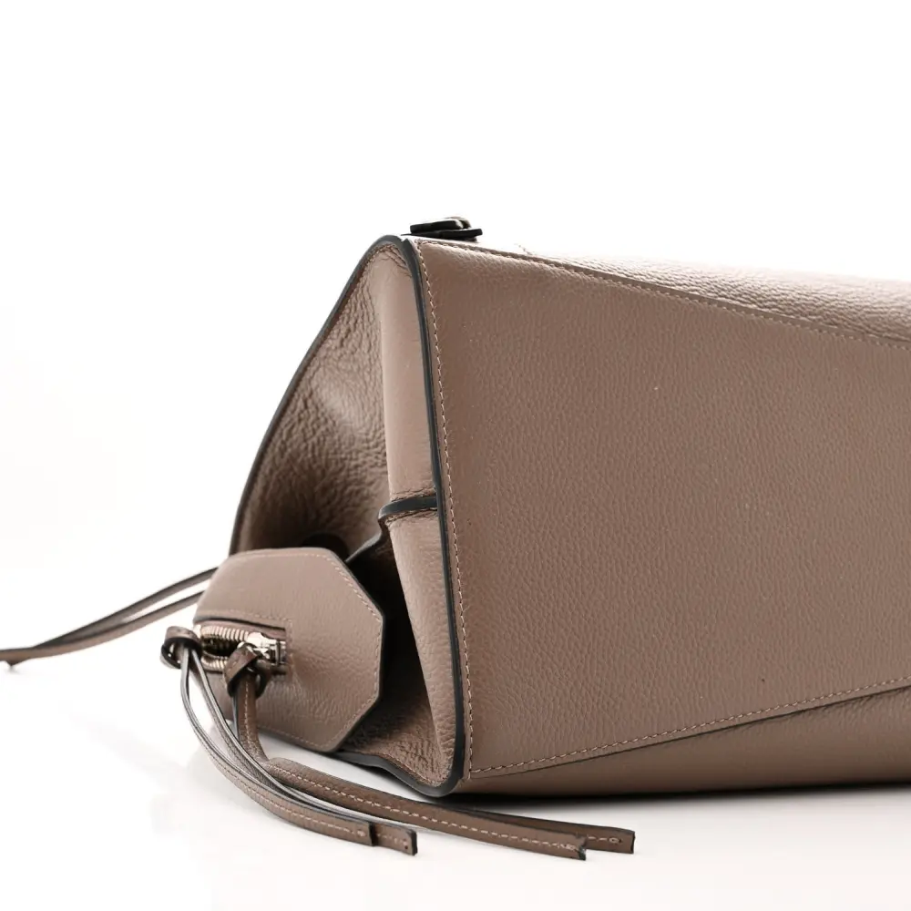 Lushentic Reviews Large Neo Classic City Bag in Mink Grey Leather - Image 4