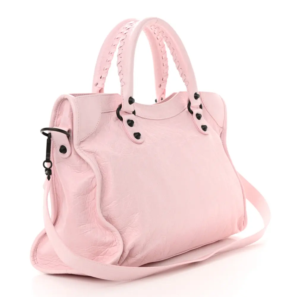 Lushentic Grade Replica Bags Medium Le City Light Pink Arena Storico Leather Incognito Hardware - Image 3