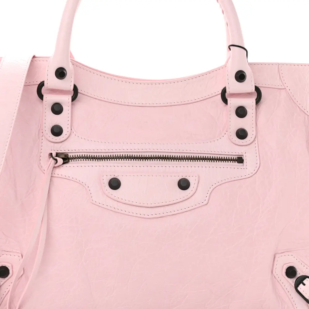 Lushentic Grade Replica Bags Medium Le City Light Pink Arena Storico Leather Incognito Hardware - Image 8