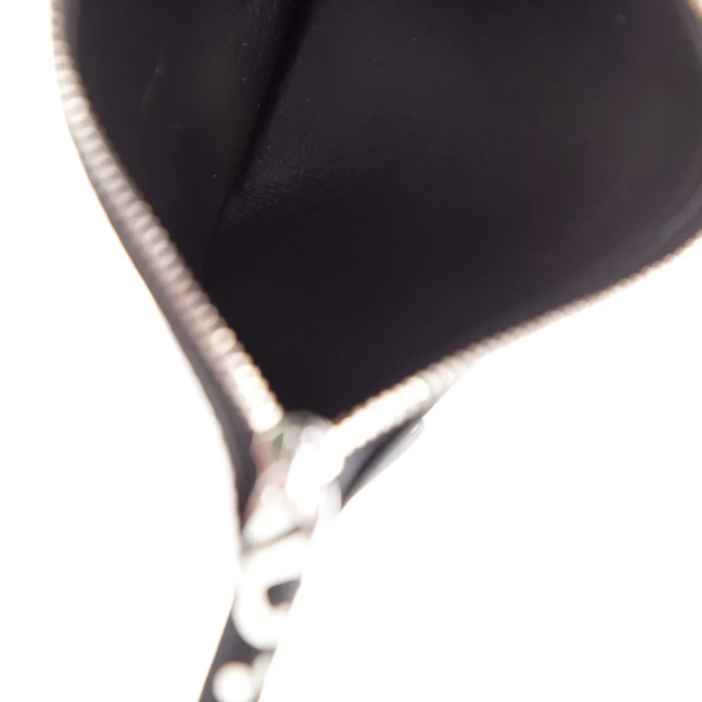 Lushentic Bag Medium Wallet - Black Printed Calfskin Leather - Image 3