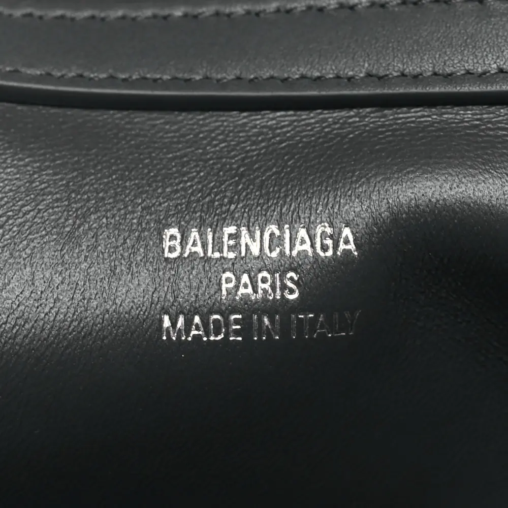 Lushentic Grade Replica Mini Rodeo Top Handle Handbag Grey Natural Smooth Calfskin Leather Silver Hardware - Image 2