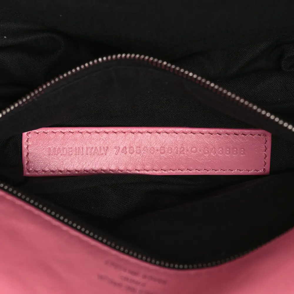 Lushentic Small BB Soft Flap Bag in Sweet Pink Calfskin Leather - Image 8