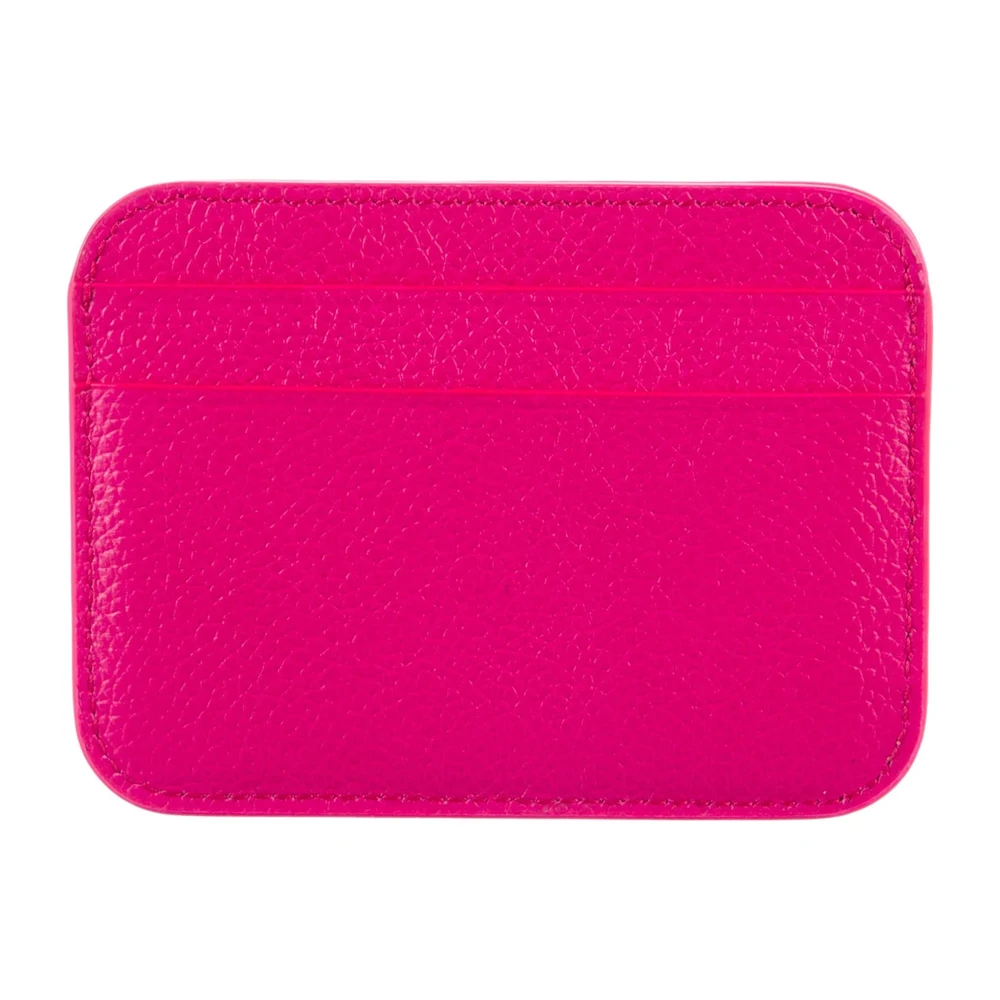 Lushentic Quality Small Card Holder - Pink Lambskin Leather - Image 3