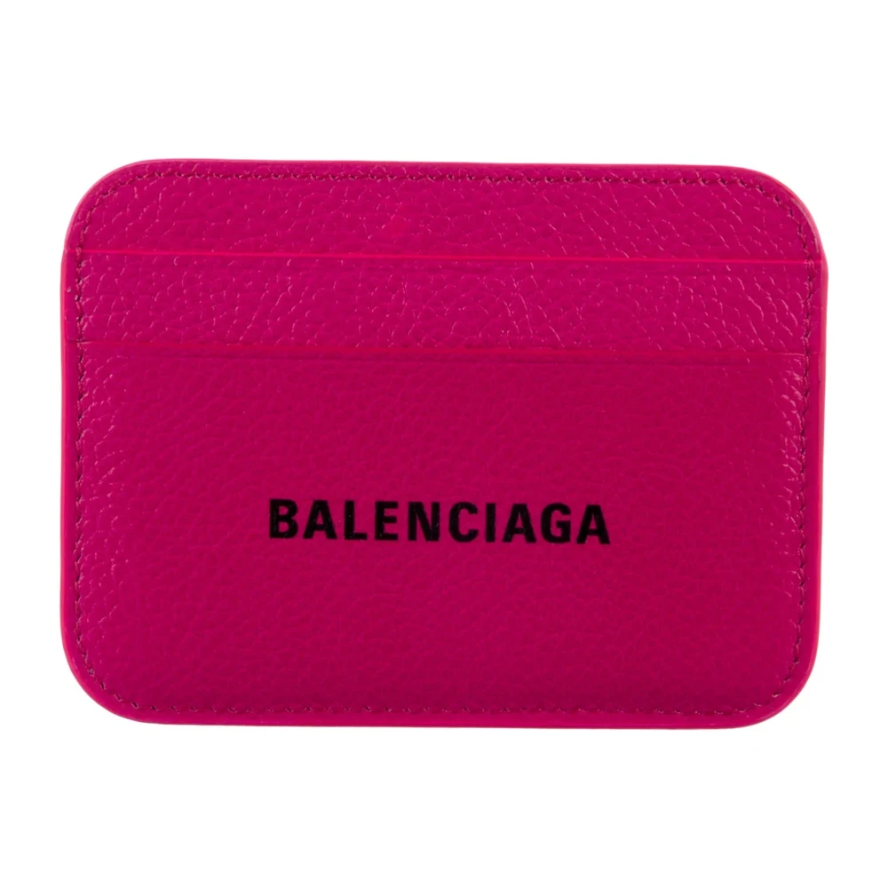 Lushentic Quality Small Card Holder - Pink Lambskin Leather