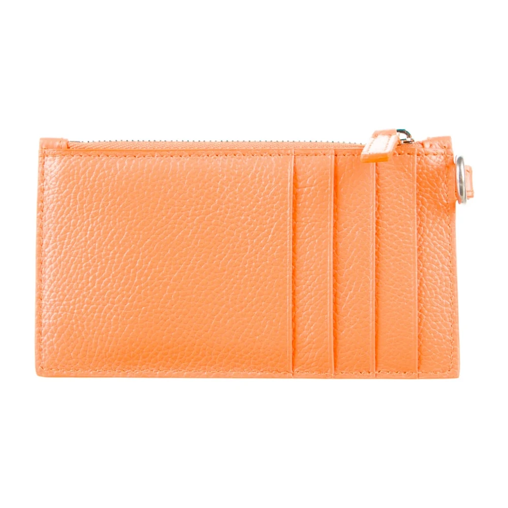 Lushentic Bags Review: Small Printed Wallet with Orange Calfskin Leather - Image 2