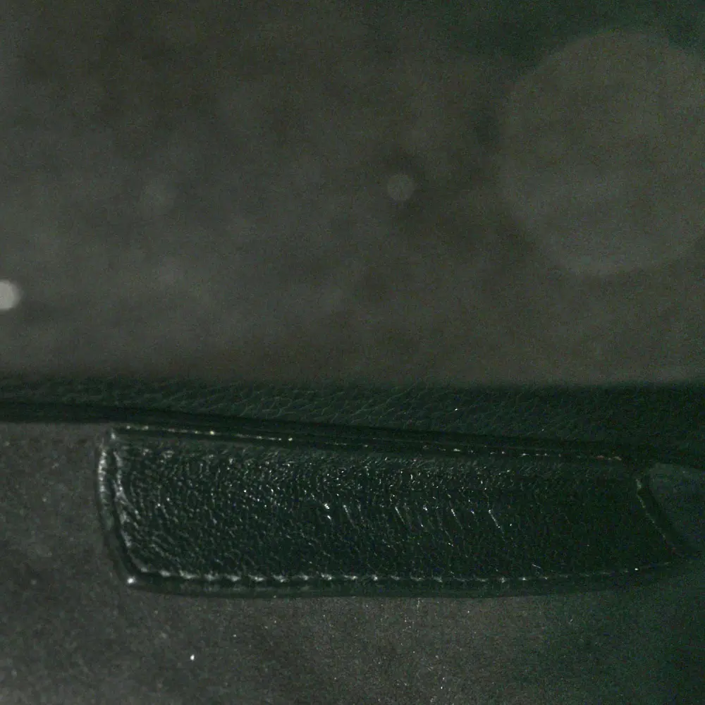 Lushentic Quality Bags - 2.0 North South Tote Black Embossed Calfskin - Image 7