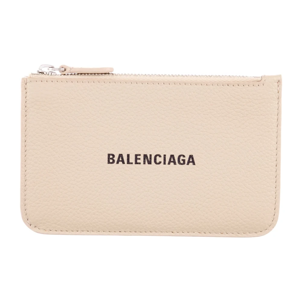 Lushentic Designer Small Wallet in Neutrals with Silver Hardware