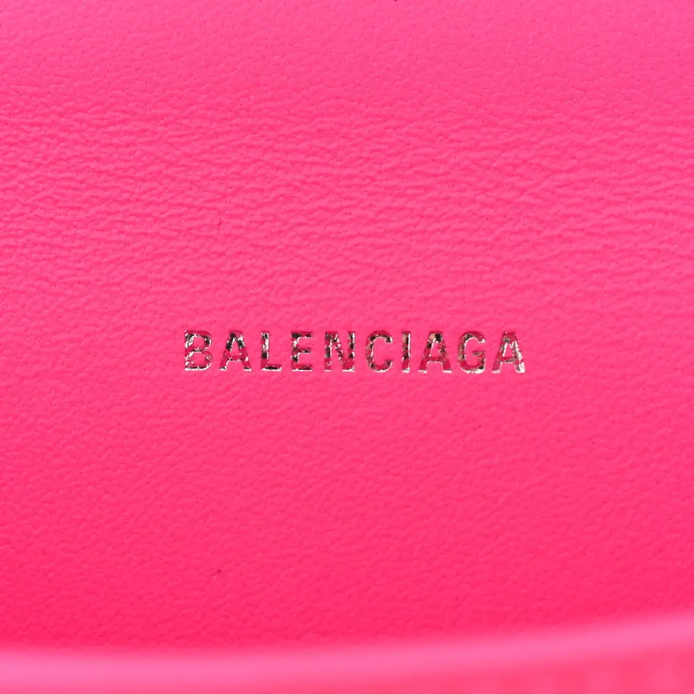 Lushentic Quality Handbags - XS Hourglass Hot Pink Shiny Leather - Image 2