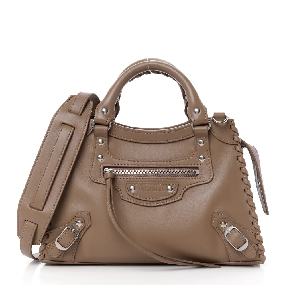 Lushentic Replicas XS Neo Classic City Bag - Dark Mink Grey Leather