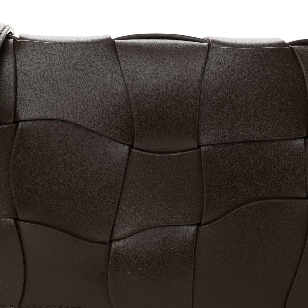 Lushentic Replica Maxi Intrecciato Cassette Crossbody Bag Oxblood - Image 8