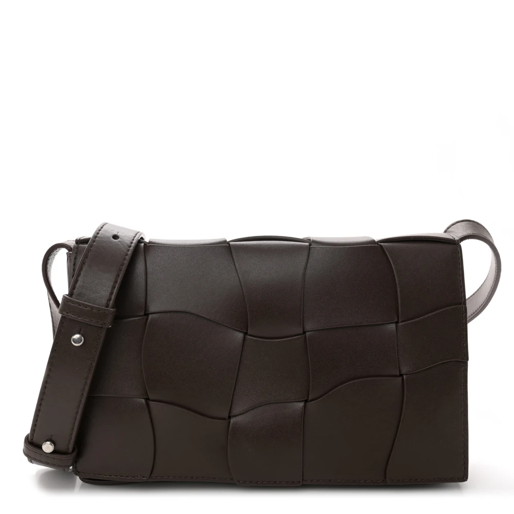 Lushentic Replica Maxi Intrecciato Cassette Crossbody Bag Oxblood