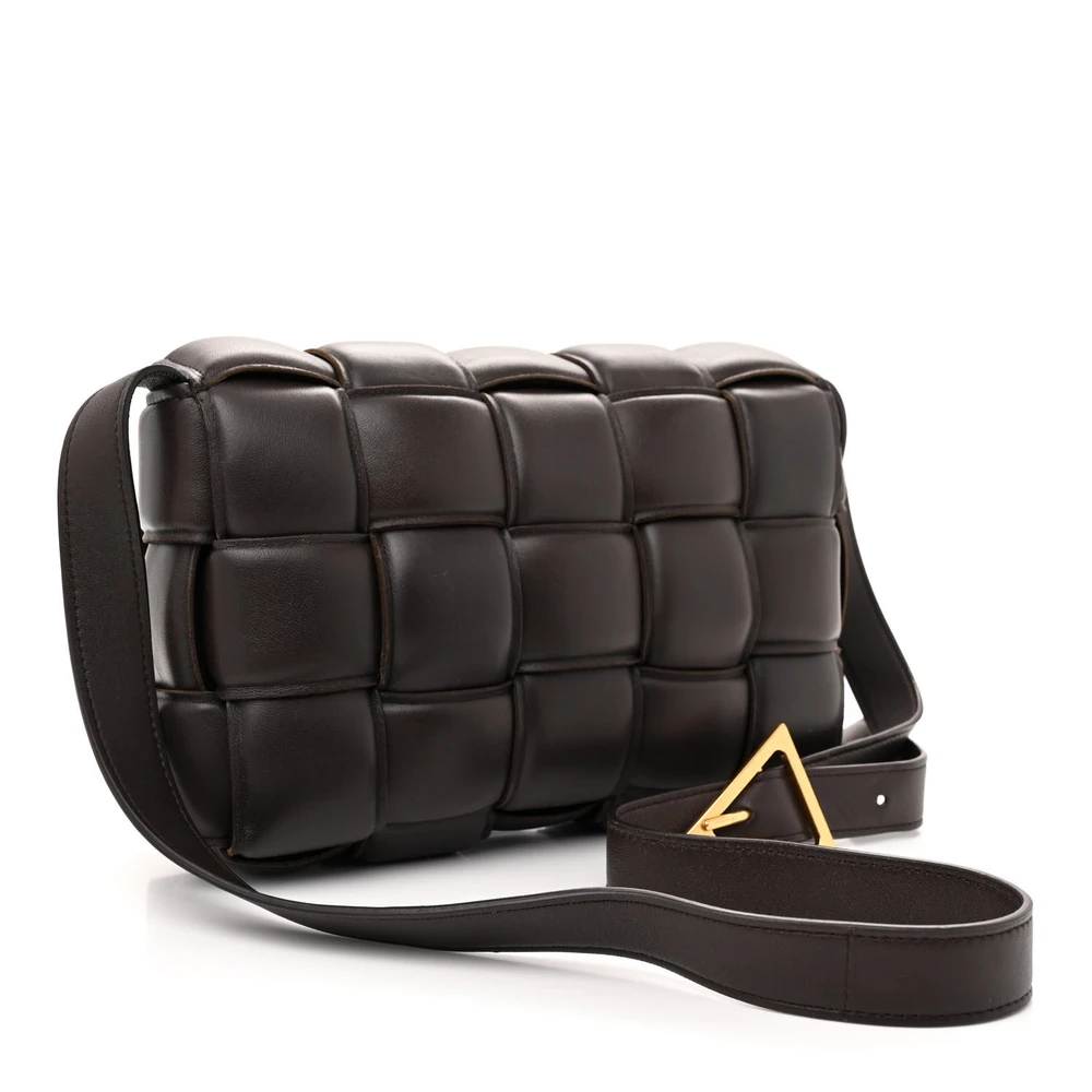 Lushentic Quality Bags Maxi Intrecciato Padded Cassette Crossbody Bag Fondente Nappa Leather - Image 3