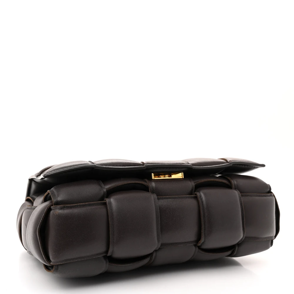 Lushentic Quality Bags Maxi Intrecciato Padded Cassette Crossbody Bag Fondente Nappa Leather - Image 6