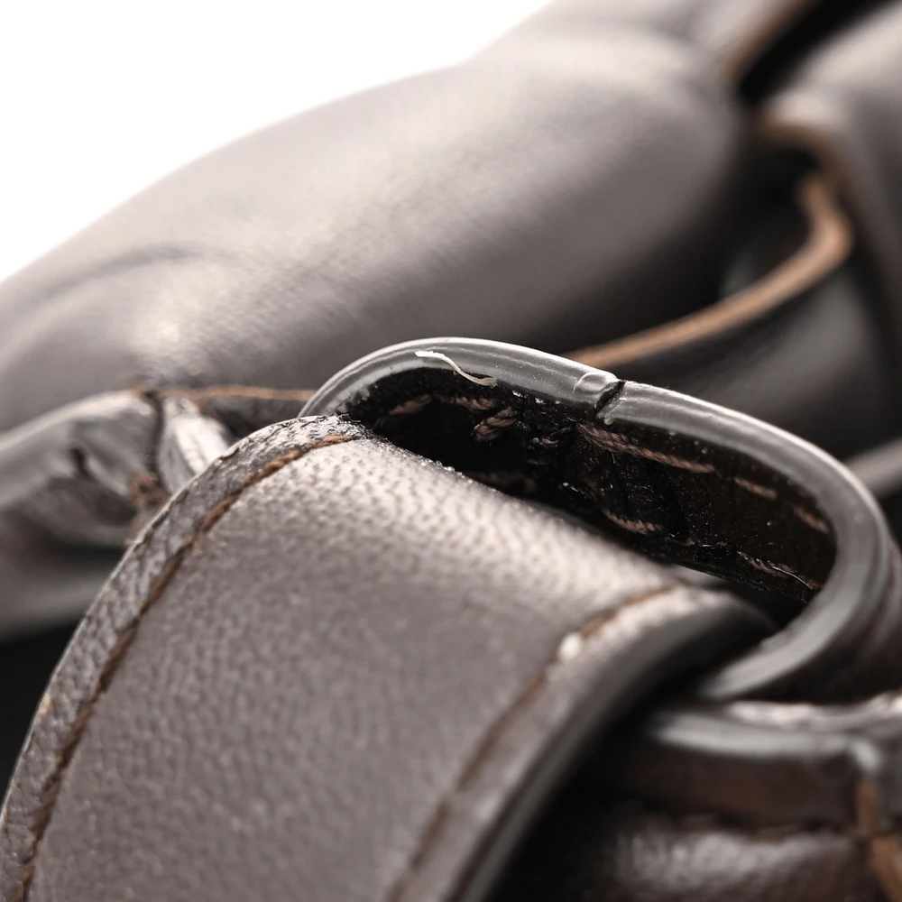 Lushentic Quality Bags Maxi Intrecciato Padded Cassette Crossbody Bag Fondente Nappa Leather - Image 9