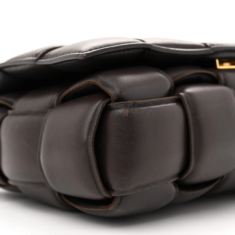 Lushentic Quality Bags Maxi Intrecciato Padded Cassette Crossbody Bag Fondente Nappa Leather - Image 4