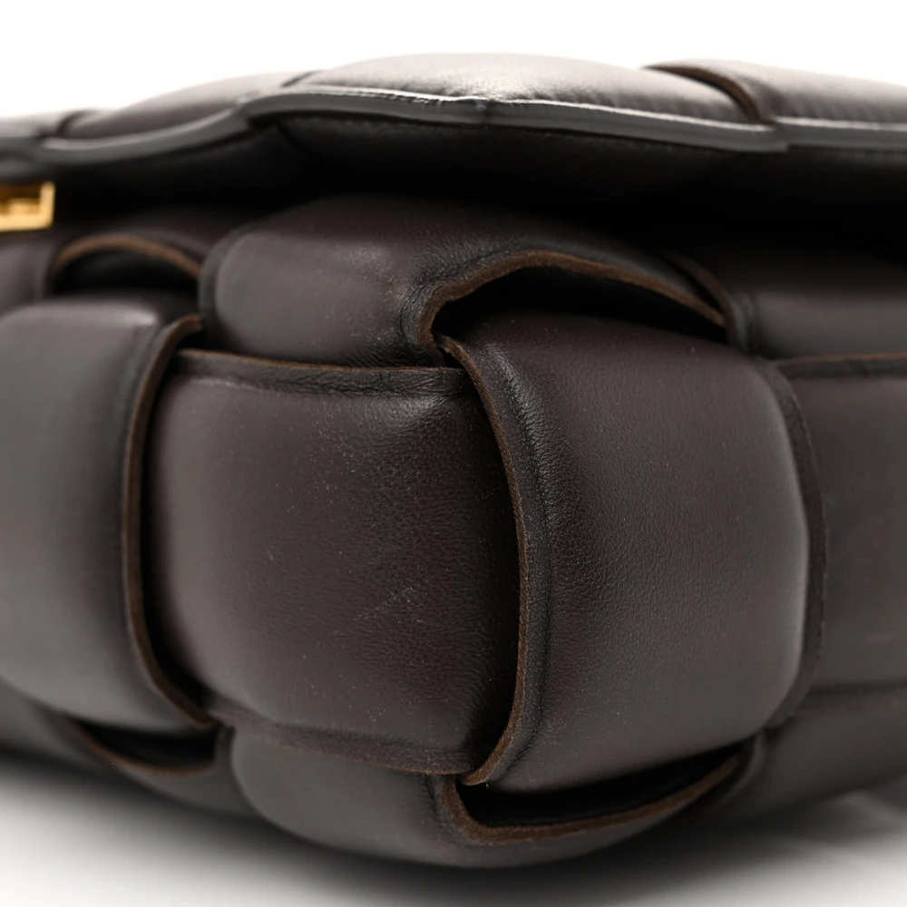 Lushentic Quality Bags Maxi Intrecciato Padded Cassette Crossbody Bag Fondente Nappa Leather - Image 5