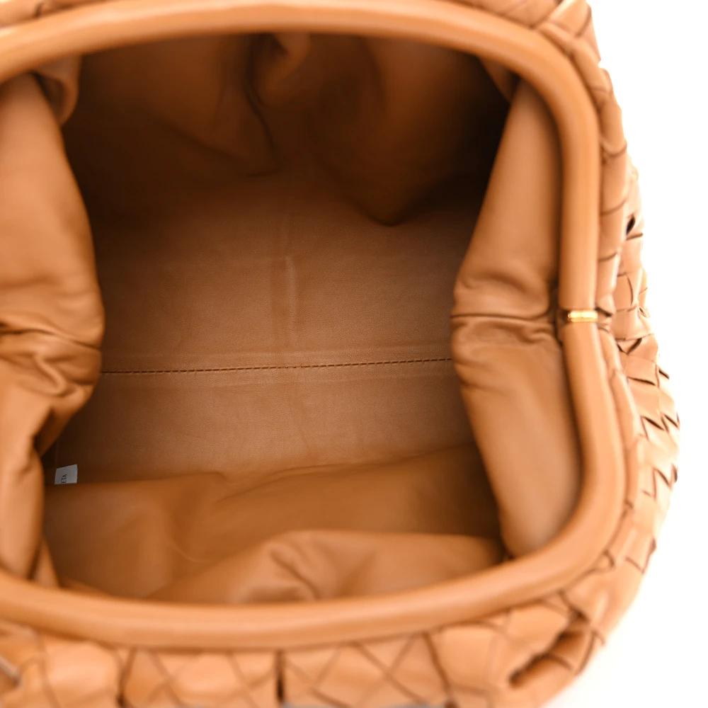 Lushentic Grade Replica Bags Maxi Intrecciato Oversized Clutch Caramel - Image 7