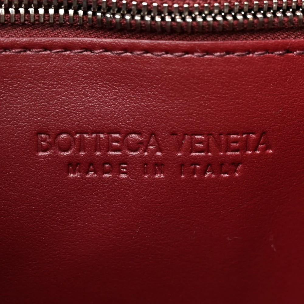 Lushentic Replicas Maxi Intreccio Small Cassette Crossbody Bag Navy Blue - Image 2