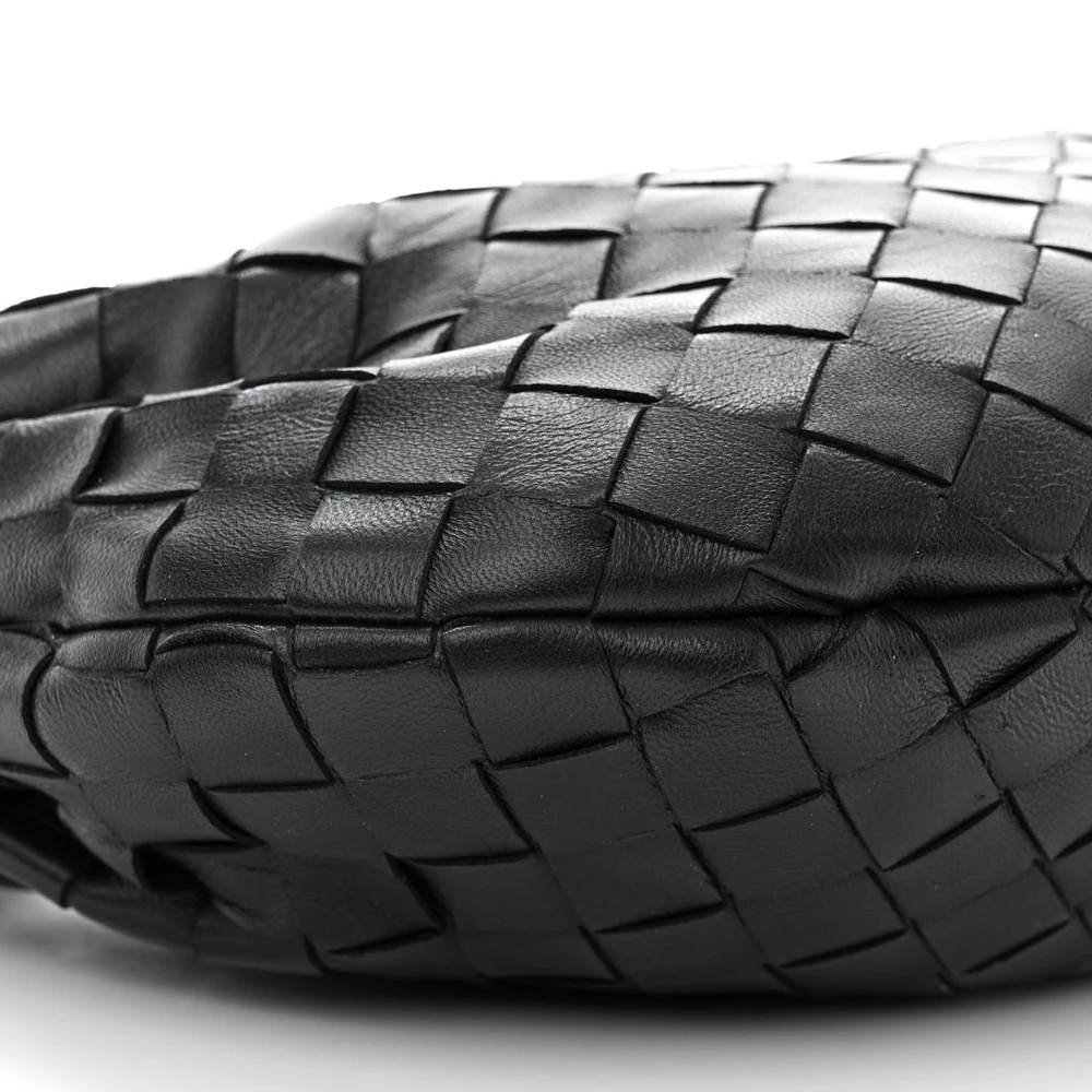 Lushentic Grade Replica Mini Intrecciato Jodie Black Nappa Leather - Image 4