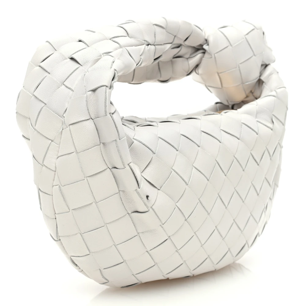 Lushentic Grade Bags - Mini Intrecciato Jodie Chalk Nappa Leather - Image 3