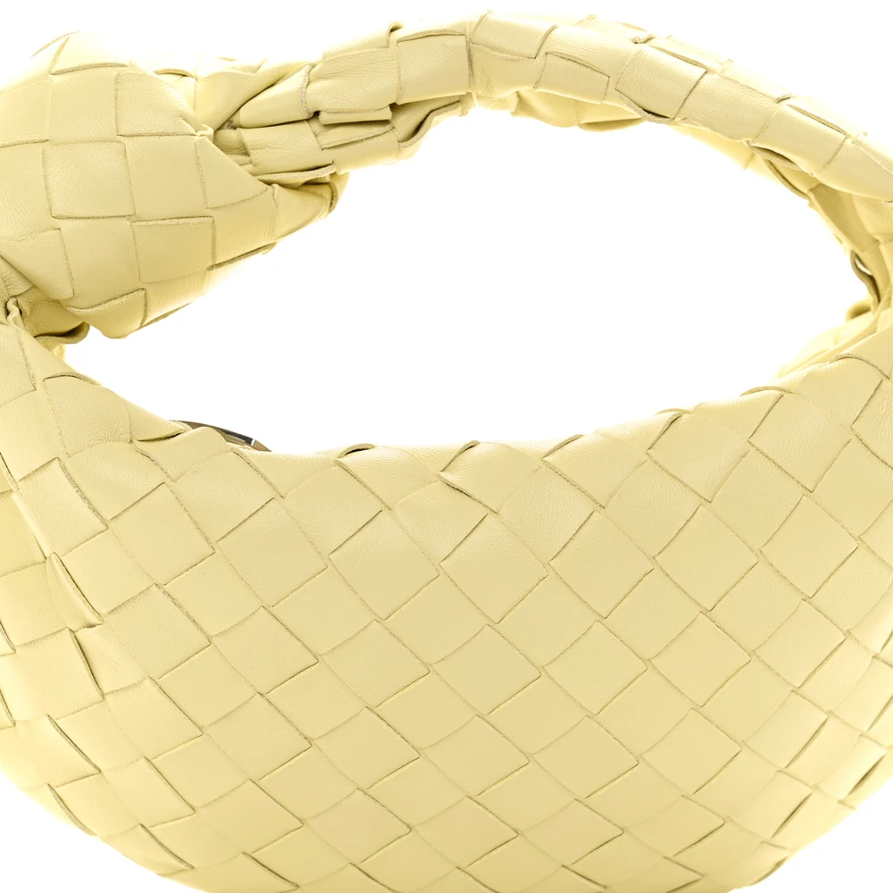 Lushentic Bags Mini Intrecciato Jodie Ice Cream Nappa Leather - Image 8