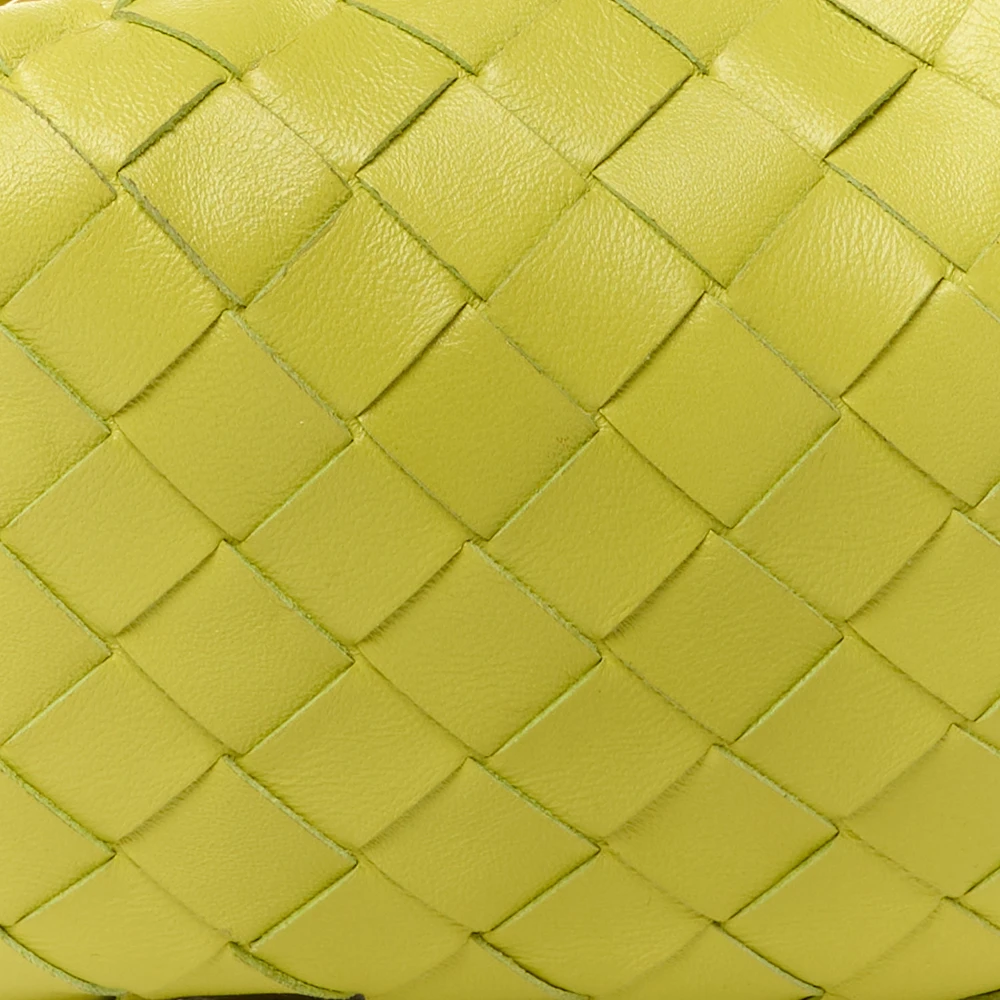 Lushentic Grade Designer Bags: Mini Intrecciato Jodie Kiwi Nappa - Image 8