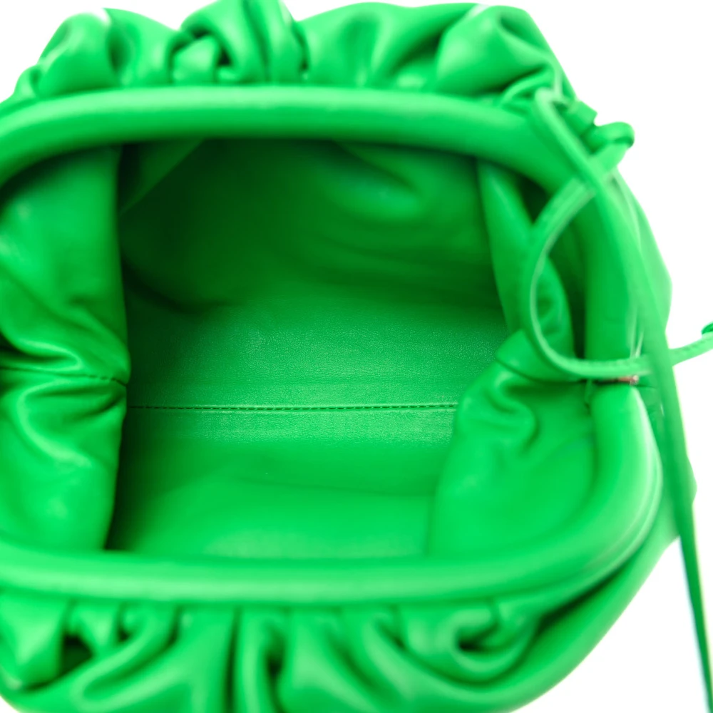 Lushentic Replica Handbags Mini Intrecciato Pouch Parakeet Butter Calfskin Leather - Image 7