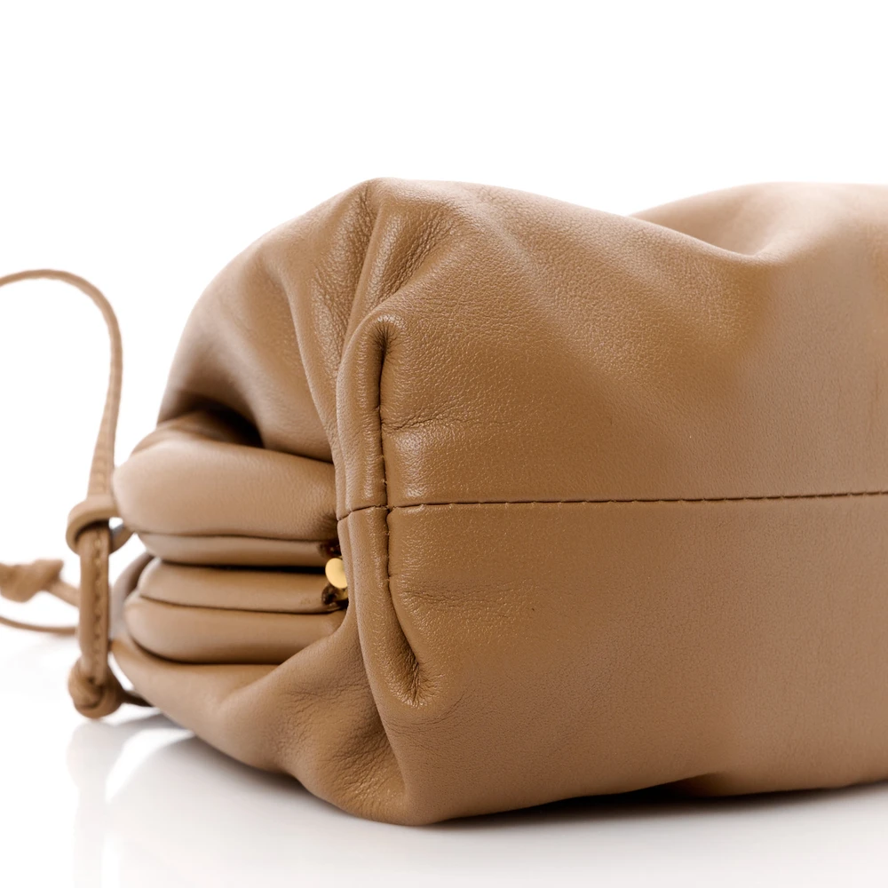 Lushentic Quality Handbags Mini Pouch in Cammello Butter Calfskin - Image 5