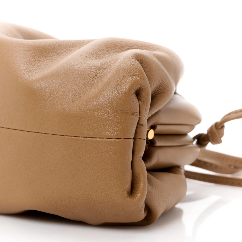 Lushentic Quality Handbags Mini Pouch in Cammello Butter Calfskin - Image 4