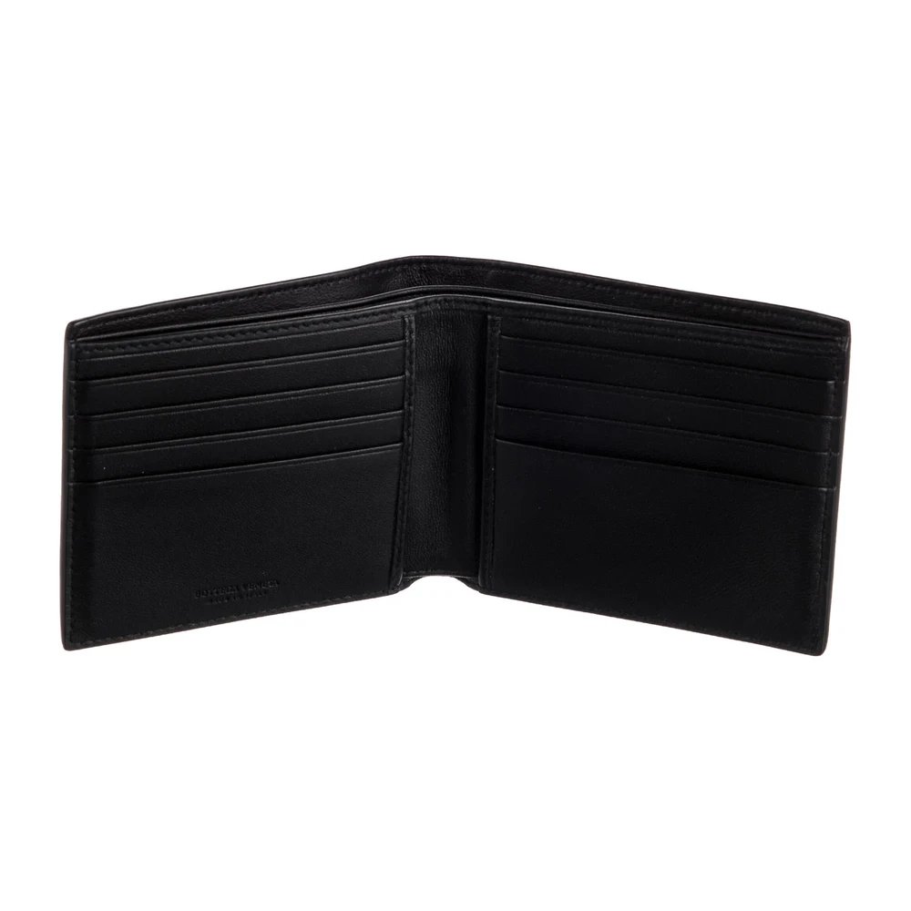 Lushentic Grade Replicas: Small Bifold Wallet in Black Leather - Image 3