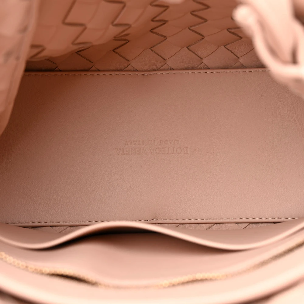 Lushentic Grade Bag - Small Intrecciato Andiamo Shoulder Bag Nude Nappa Leather - Image 7