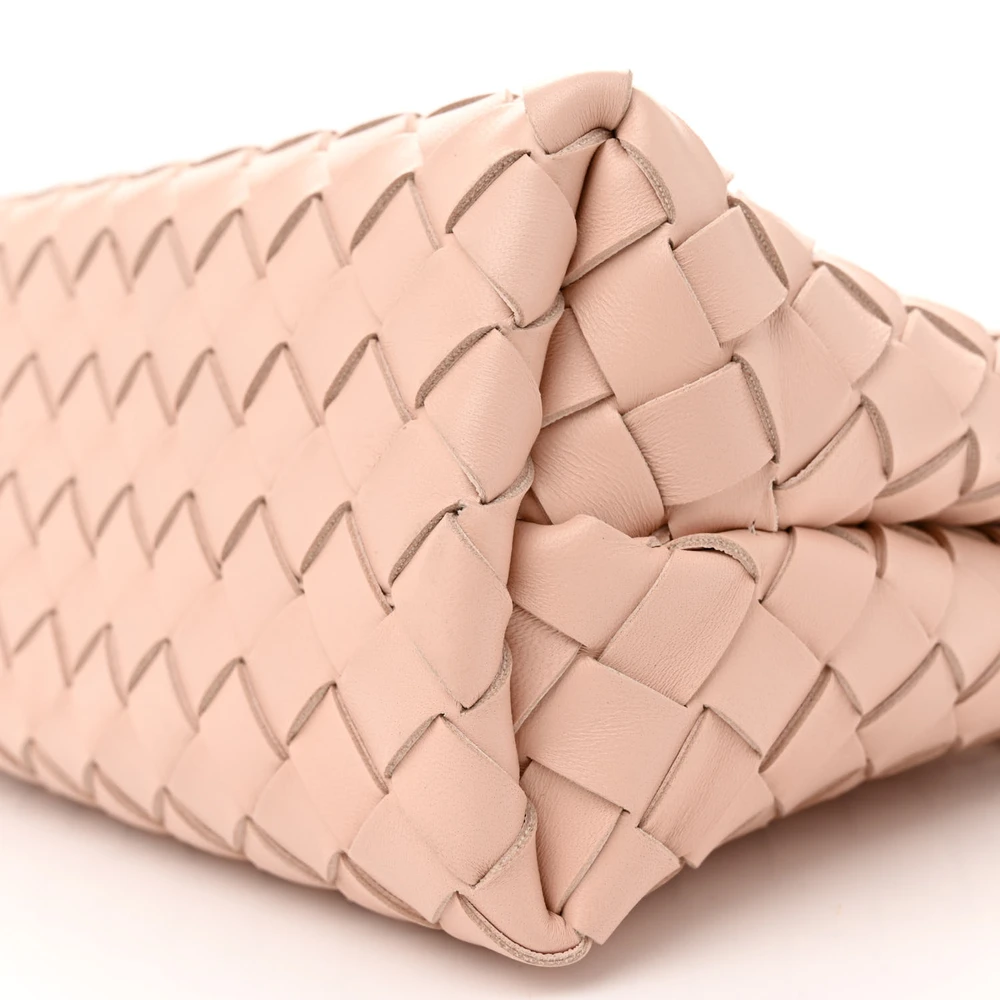 Lushentic Grade Bag - Small Intrecciato Andiamo Shoulder Bag Nude Nappa Leather - Image 5