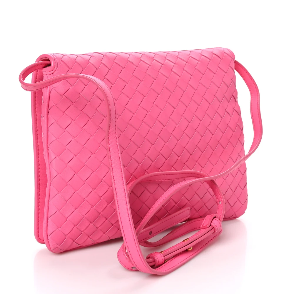 Lushentic Grade Designer Bags: Small Intrecciato Flap Crossbody Bag - Image 3