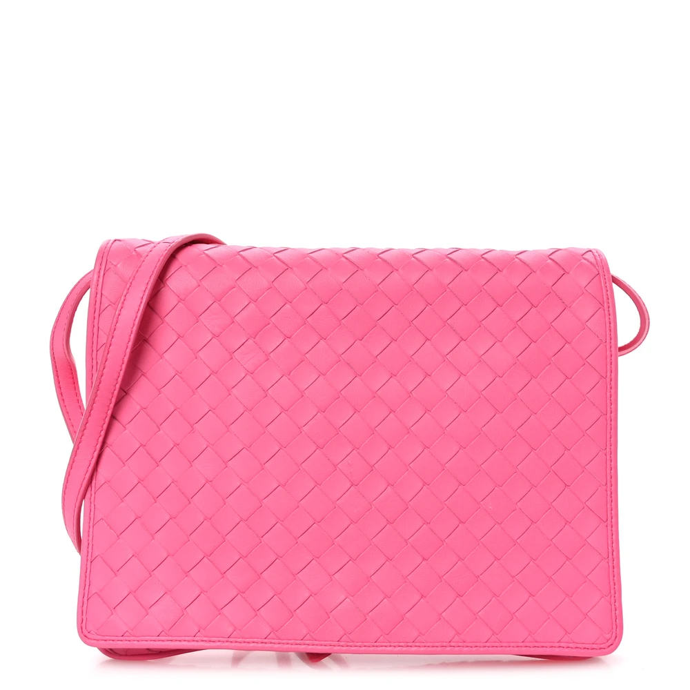 Lushentic Grade Designer Bags: Small Intrecciato Flap Crossbody Bag