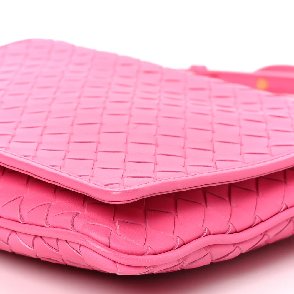 Lushentic Grade Designer Bags: Small Intrecciato Flap Crossbody Bag - Image 5