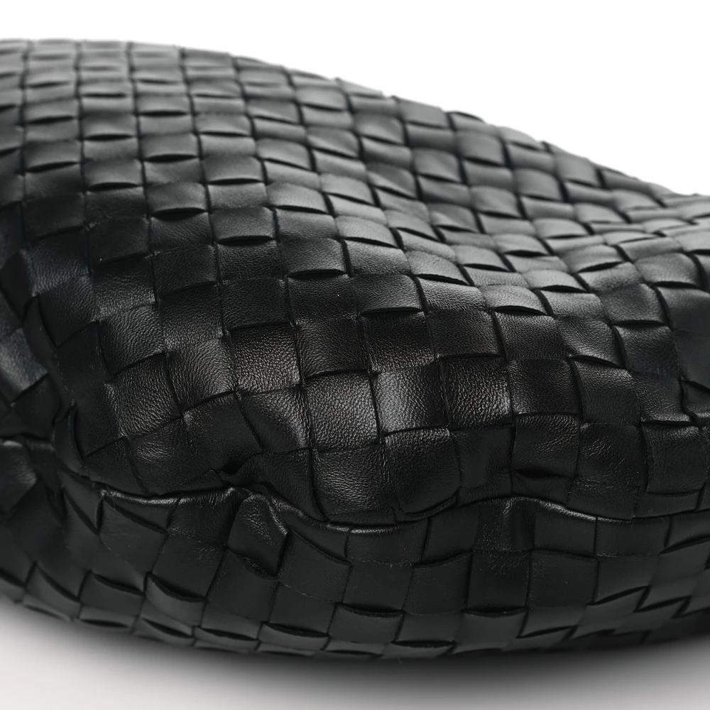 Lushentic Grade Replica Small Intrecciato Jodie Black Nappa Leather - Image 5