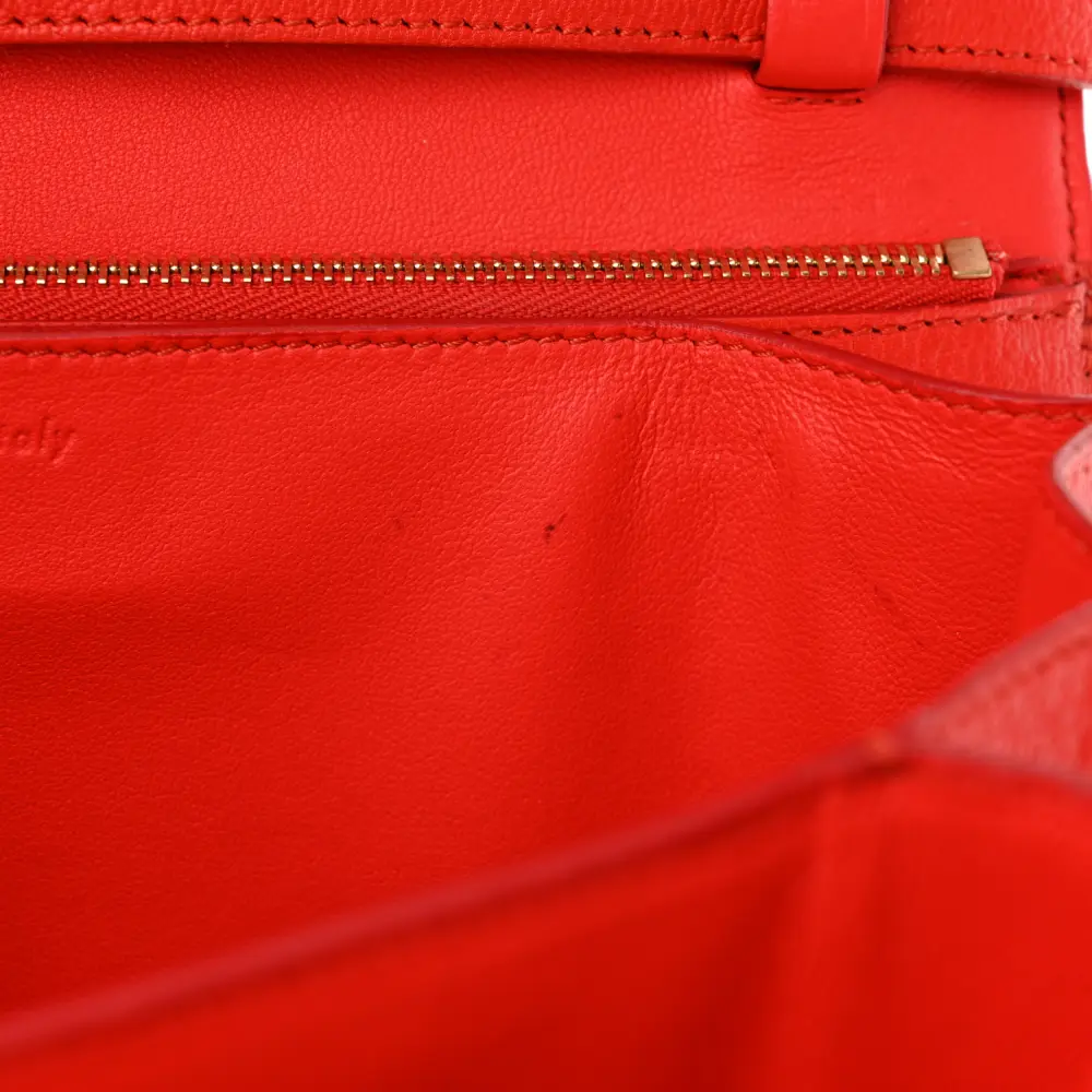 Lushentic Reviews Medium Classic Box Flap Bag in Alizarin Goatskin Leather - Image 9