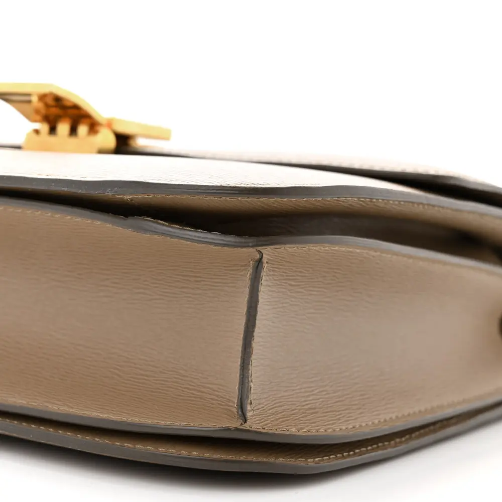 Buy Lushentic Grade Bags - Medium Classic Box Flap Bag Taupe Liege - Image 5