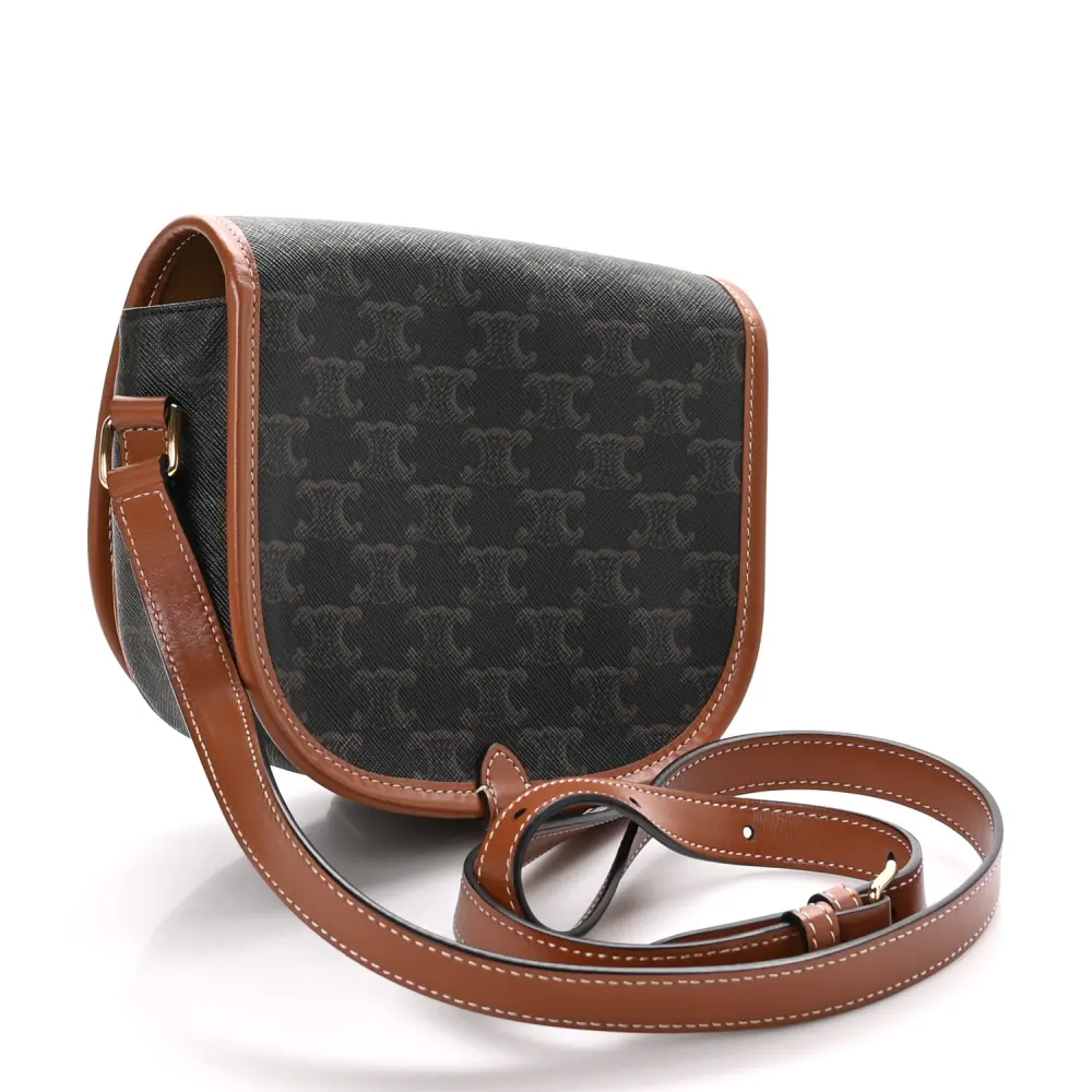 Lushentic Grade Medium Folco Bag Tan Triomphe Canvas - Image 2