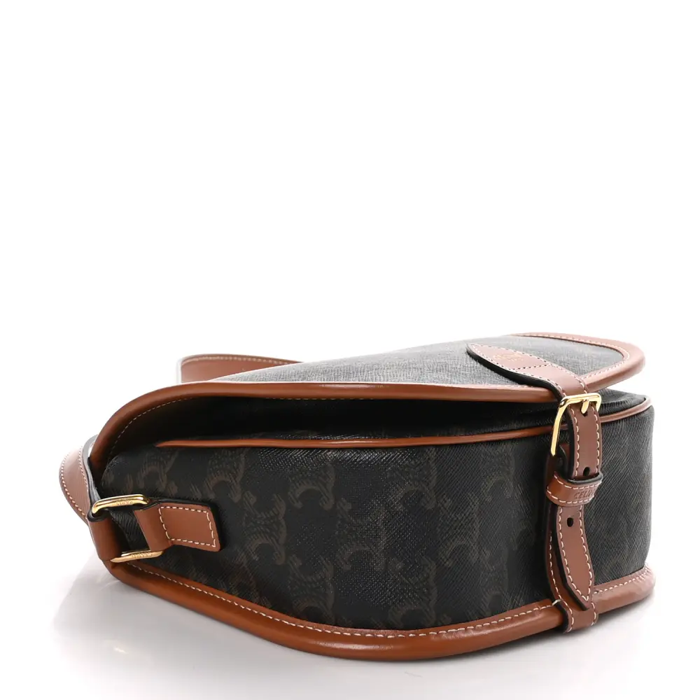 Lushentic Grade Medium Folco Bag Tan Triomphe Canvas - Image 5