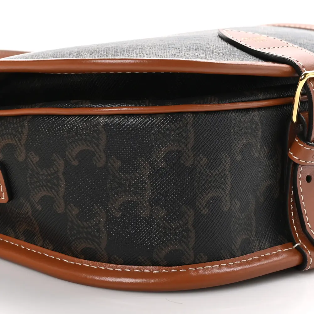 Lushentic Grade Medium Folco Bag Tan Triomphe Canvas - Image 3