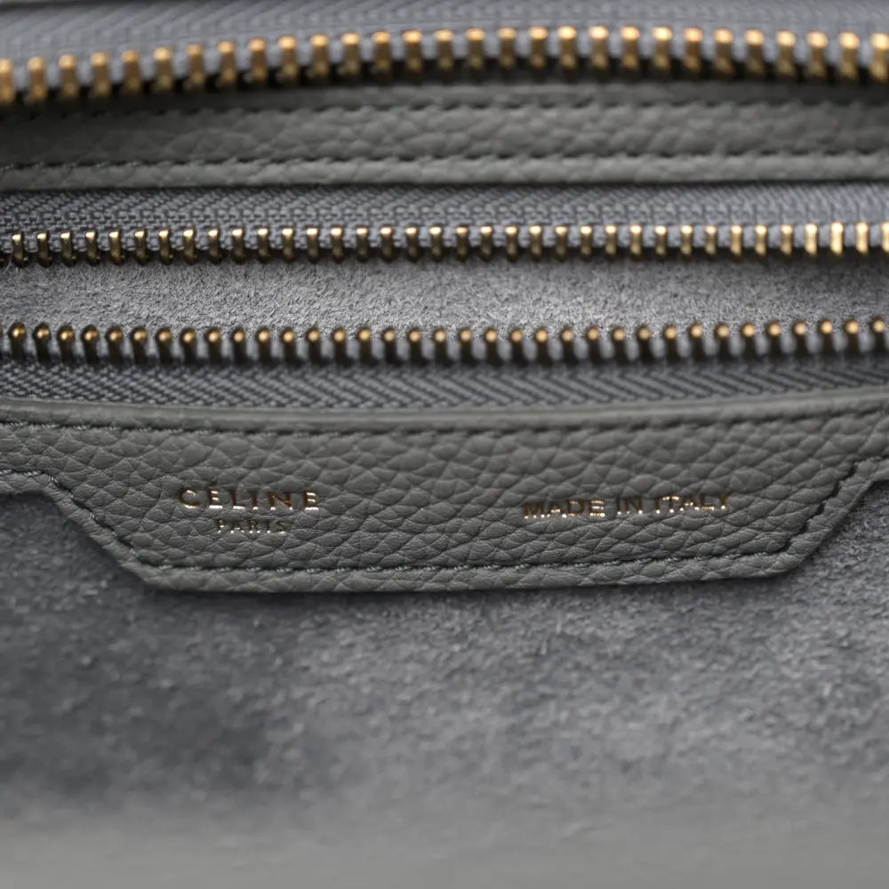 Lushentic Grade Designer Bags - Micro Luggage in Drummed Calfskin - Image 7