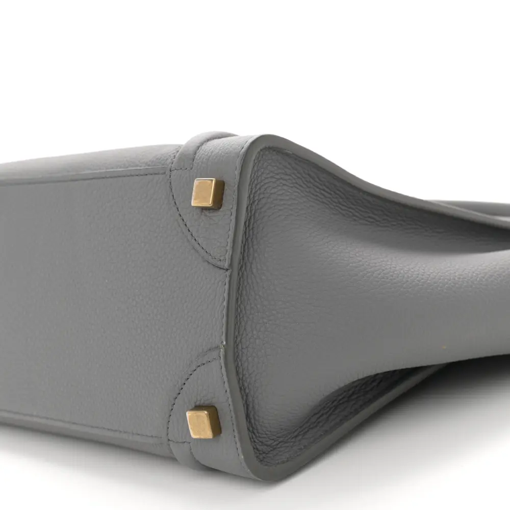 Lushentic Grade Designer Bags - Micro Luggage in Drummed Calfskin - Image 4