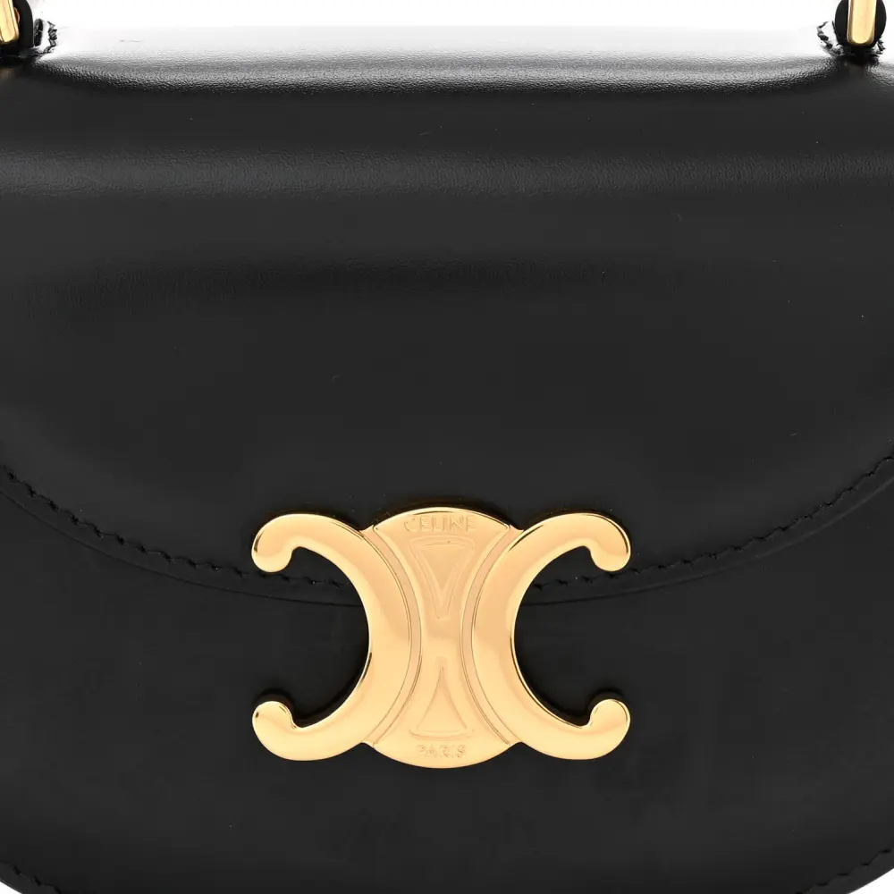 Lushentic Designer Bags – Mini Besace Clea Triomphe in Calfskin Leather - Image 8