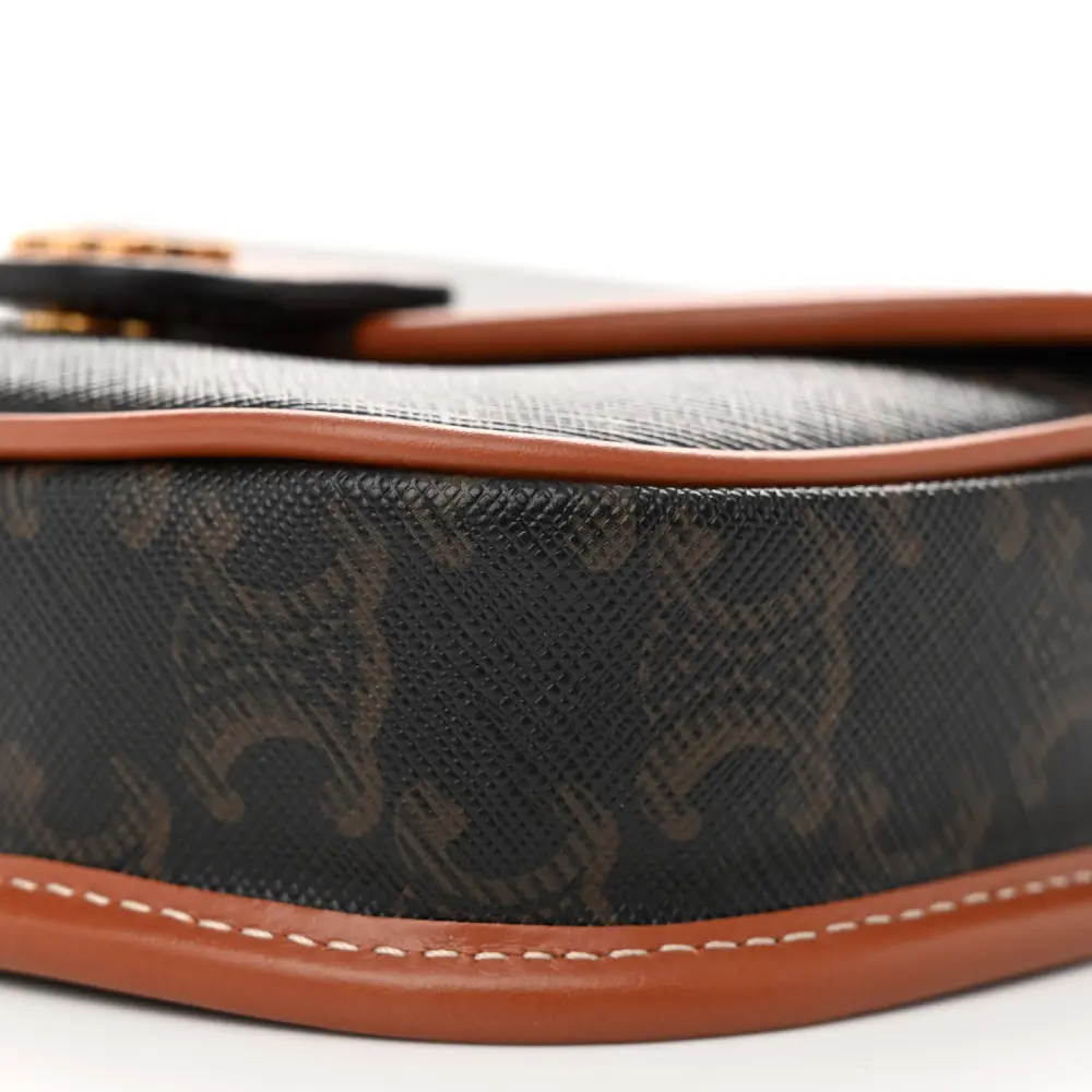 Lushentic Replica Mini Besace Tan Canvas with Gold Hardware - Image 4