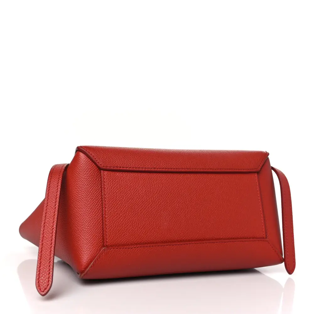 Lushentic Grade Replica Nano Belt Bag in Coquelicot Calfskin - Image 6