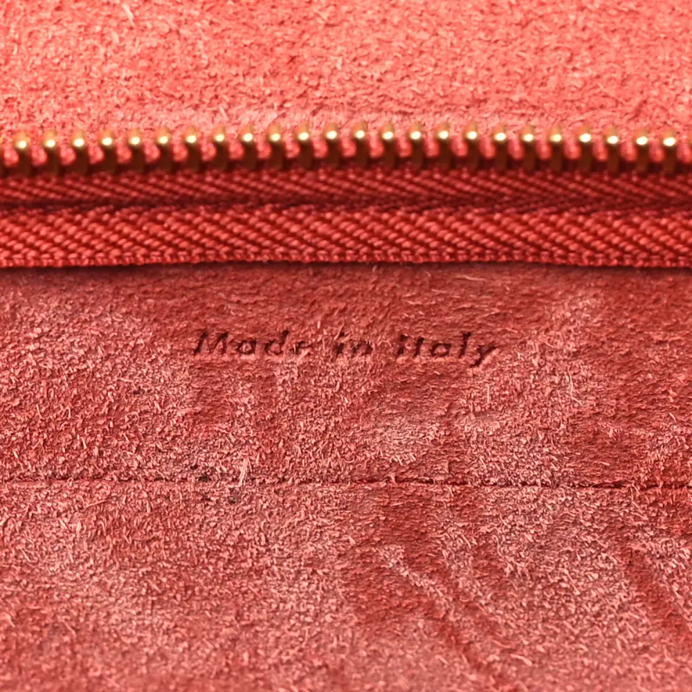 Lushentic Grade Replica Nano Belt Bag in Coquelicot Calfskin - Image 8