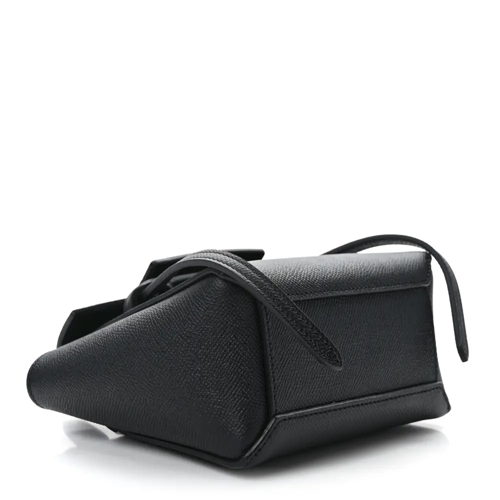 Lushentic Designer Bags - Pico Belt Bag in Black Calfskin Leather - Image 6