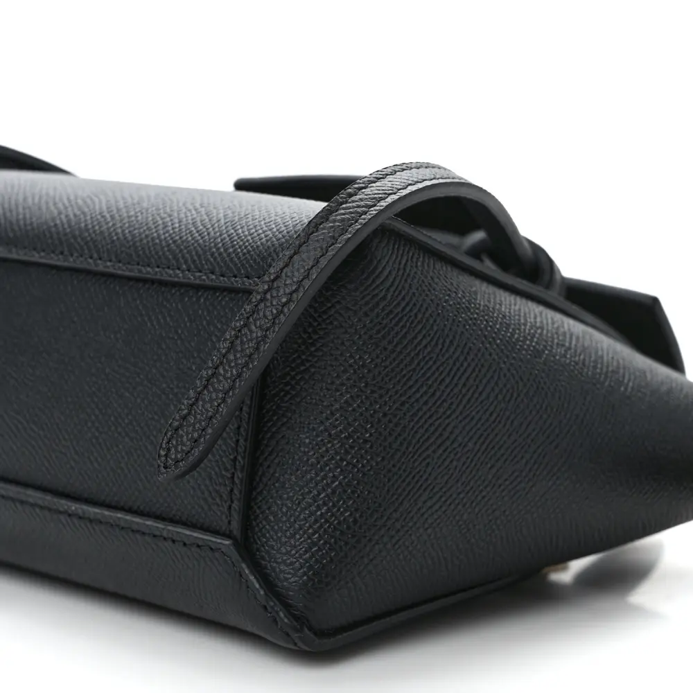 Lushentic Designer Bags - Pico Belt Bag in Black Calfskin Leather - Image 5