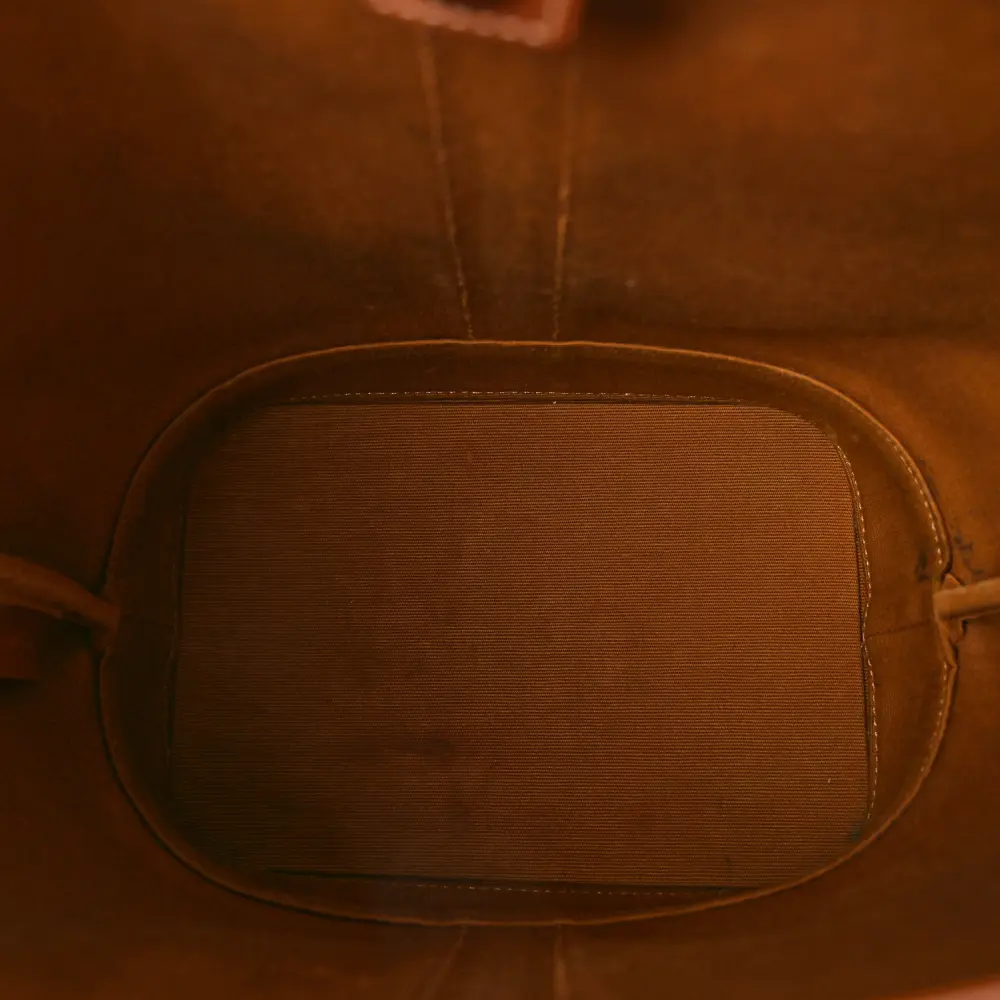 Lushentic Replica Small Bucket Bag in Tan Triomphe Canvas - Image 6